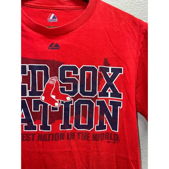 Red Sox Nation Shirt The Greatest MLB Baseball Team Red Graphic Tee Small - Picture 3 of 7